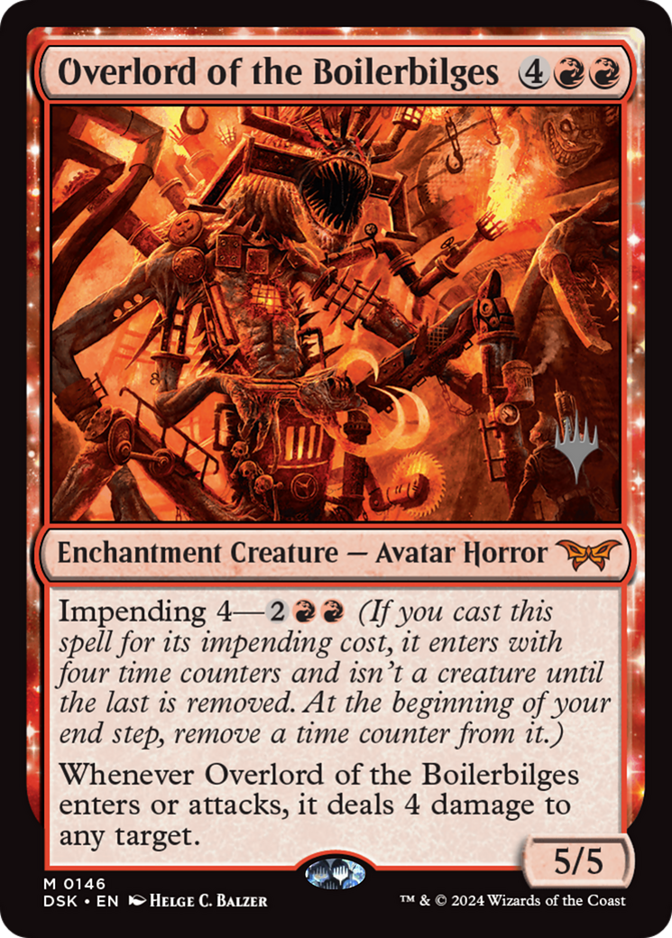 {@R} Overlord of the Boilerbilges [Duskmourn: House of Horror Promos][PP DSK 146]