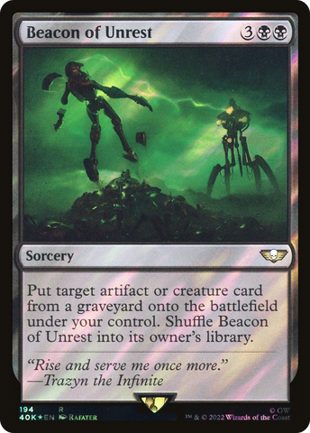 {R} Beacon of Unrest (Surge Foil) [Universes Beyond: Warhammer 40,000][SF 40K 194]