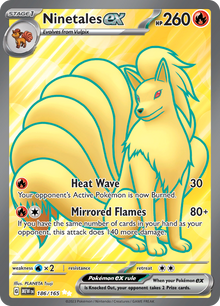 [PKM-R] Ninetales ex (186/165) [Scarlet & Violet: 151]