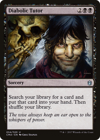 {C} Diabolic Tutor [Commander Anthology][CMA 054]