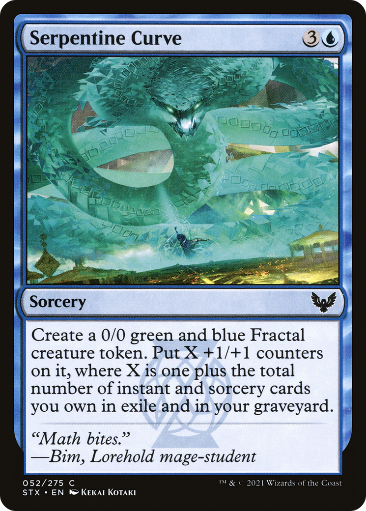 {C} Serpentine Curve [Strixhaven: School of Mages][STX 052]