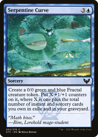 {C} Serpentine Curve [Strixhaven: School of Mages][STX 052]