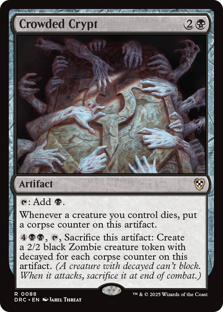 {R} Crowded Crypt [Aetherdrift Commander][DRC 088]