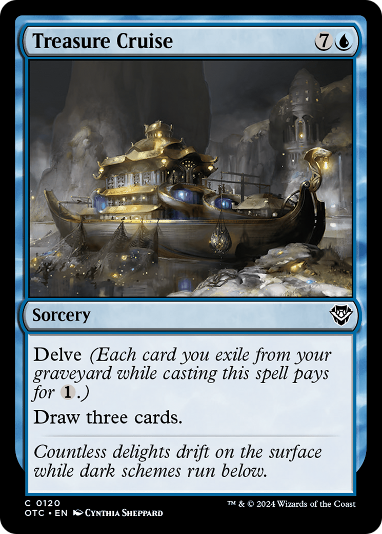 {C} Treasure Cruise [Outlaws of Thunder Junction Commander][OTC 120]