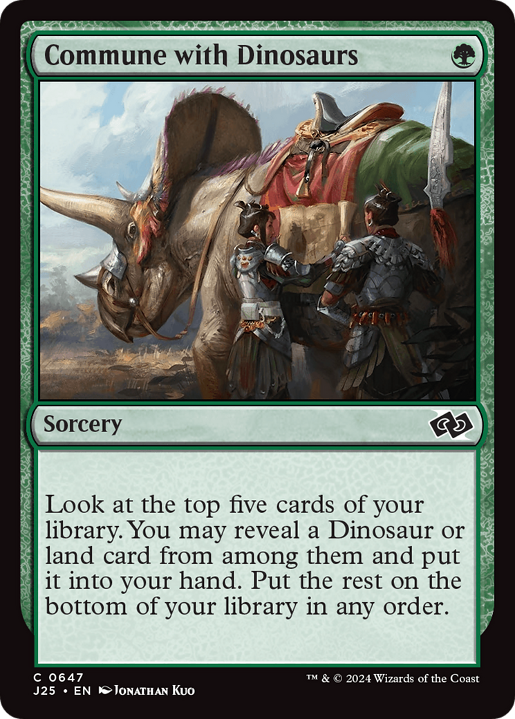 {C} Commune with Dinosaurs [Foundations Jumpstart][J25 647]