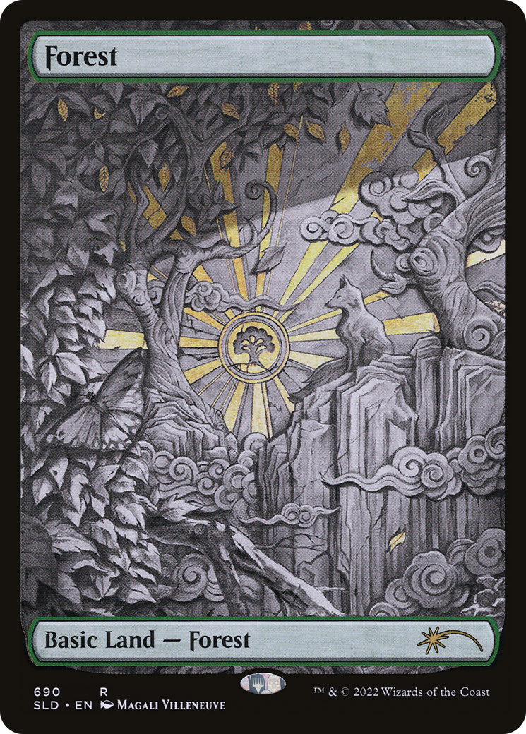 {B}[SLD 690] Forest (690) (Sketch) [Secret Lair Drop Promos]