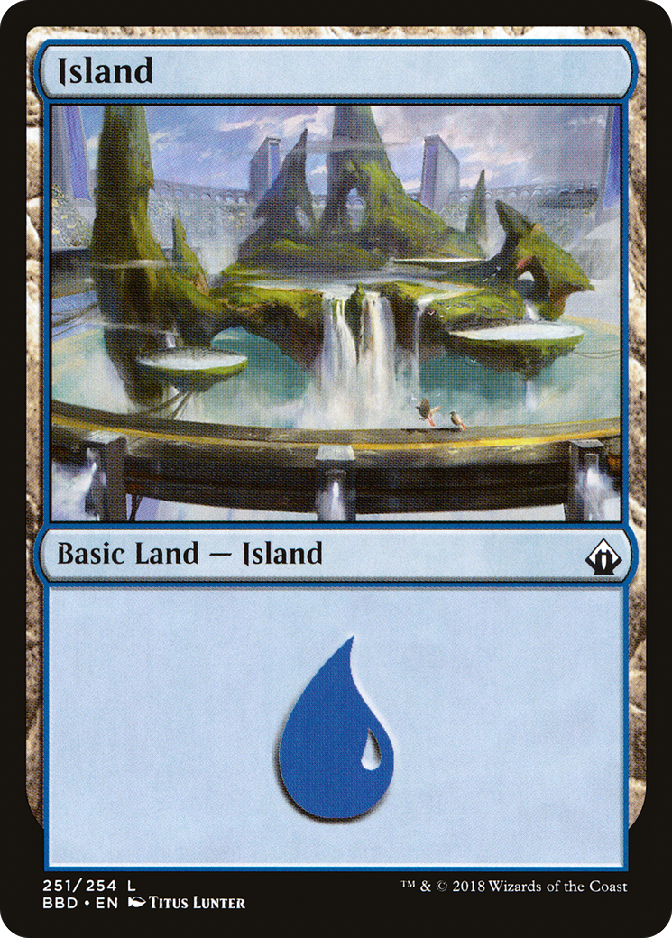 {B}[BBD 251] Island (251) [Battlebond]
