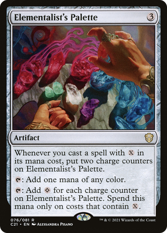 {R} Elementalist's Palette [Commander 2021][C21 076]