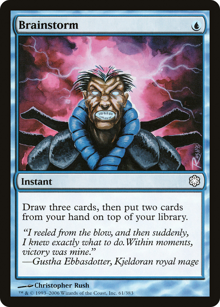 {C} Brainstorm [Coldsnap Theme Decks][CST 061]