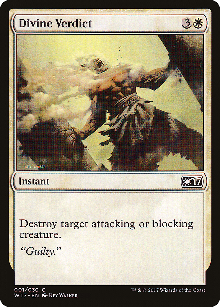 {C} Divine Verdict [Welcome Deck 2017][W17 001]