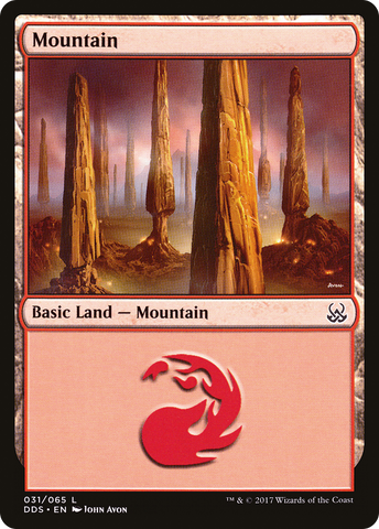 {B}[DDS 031] Mountain (31) [Duel Decks: Mind vs. Might]