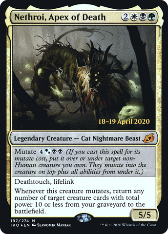 {R} Nethroi, Apex of Death [Ikoria: Lair of Behemoths Prerelease Promos][PR IKO 197]