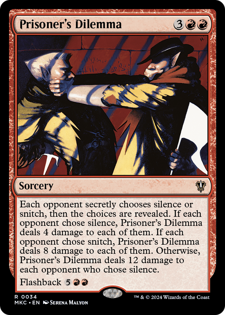 {R} Prisoner's Dilemma [Murders at Karlov Manor Commander][MKC 034]