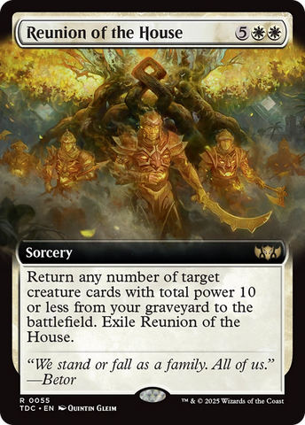{R} Reunion of the House (Extended Art) [Tarkir: Dragonstorm Commander][TDC 055]