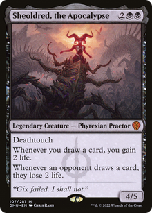 {R} Sheoldred, the Apocalypse [Dominaria United][DMU 107]
