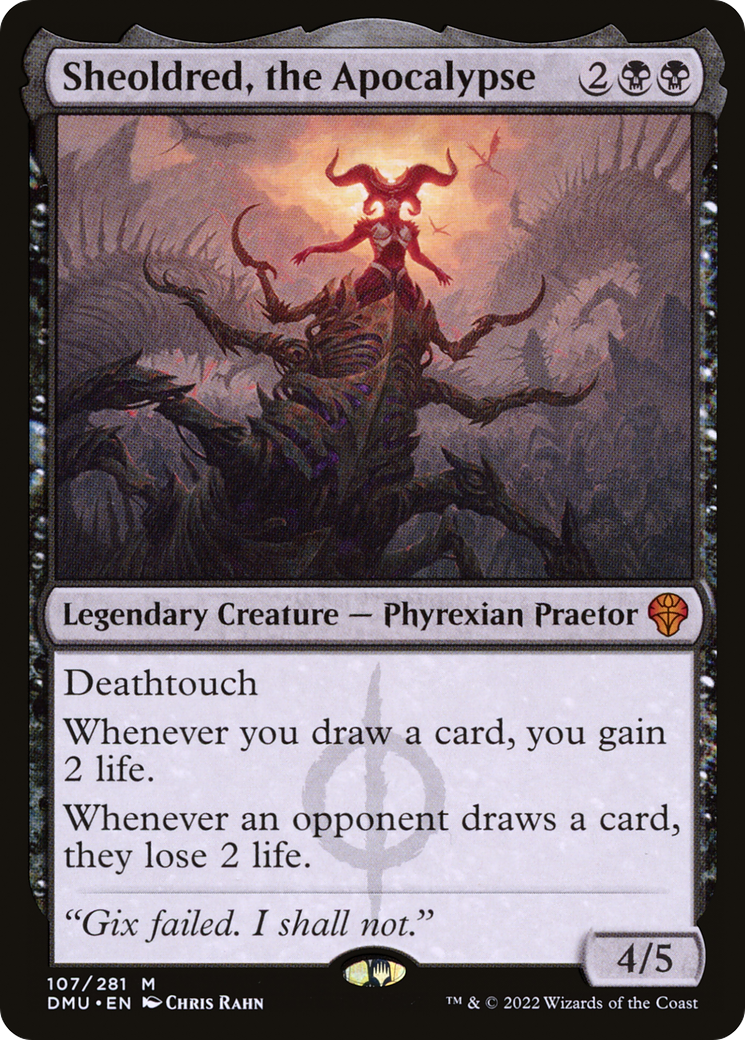 {R} Sheoldred, the Apocalypse [Dominaria United][DMU 107]