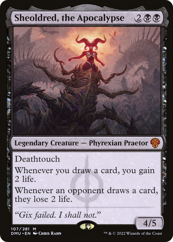 {R} Sheoldred, the Apocalypse [Dominaria United][DMU 107]