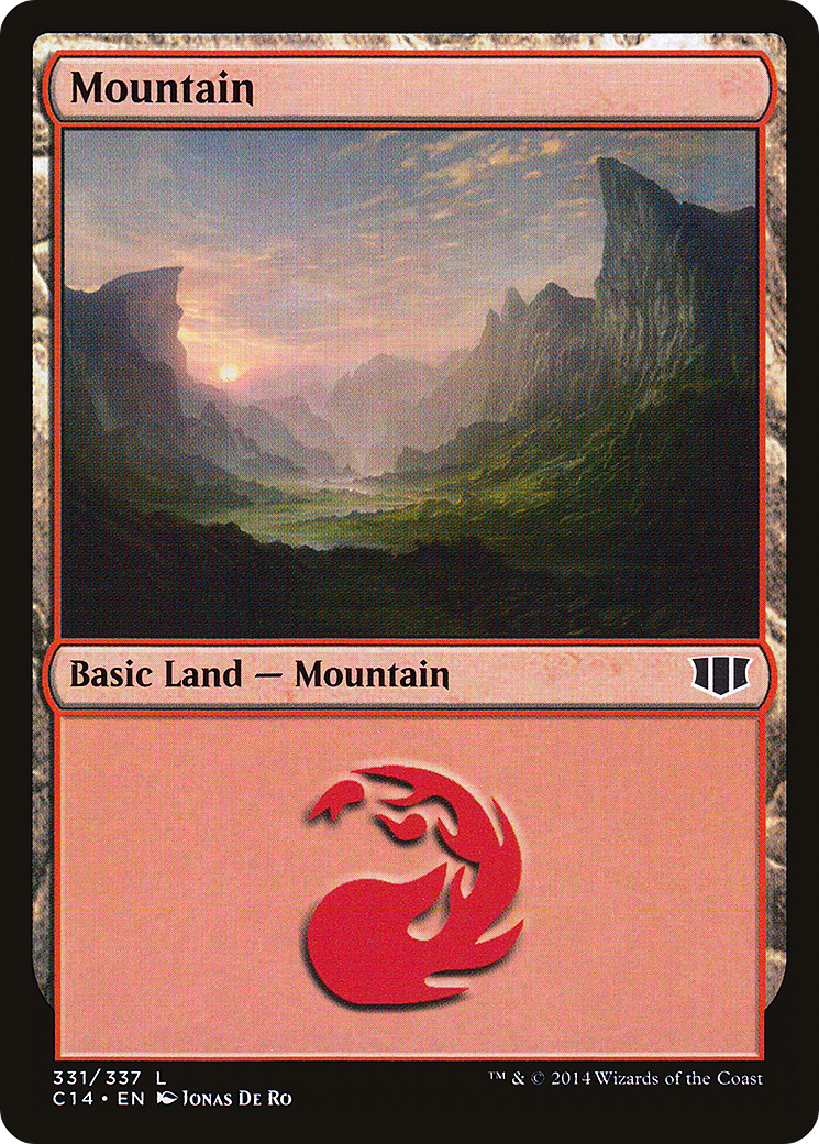 {B}[C14 331] Mountain (331) [Commander 2014]