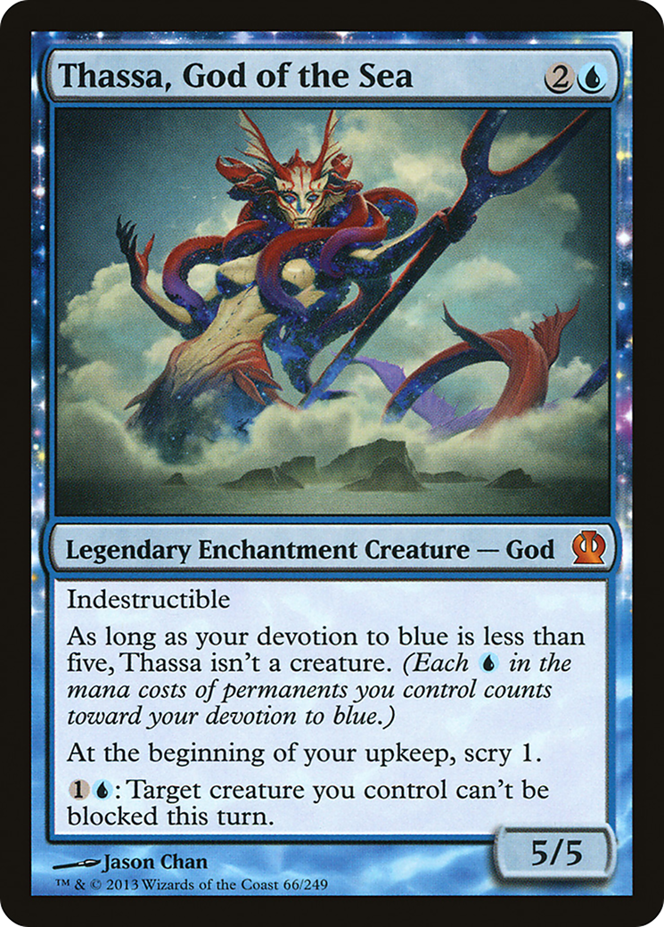 {R} Thassa, God of the Sea [Theros][THS 066]