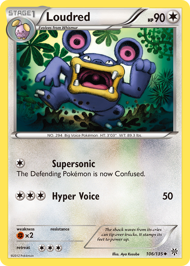 [PKM-C] Loudred (106/135) [Black & White: Plasma Storm]