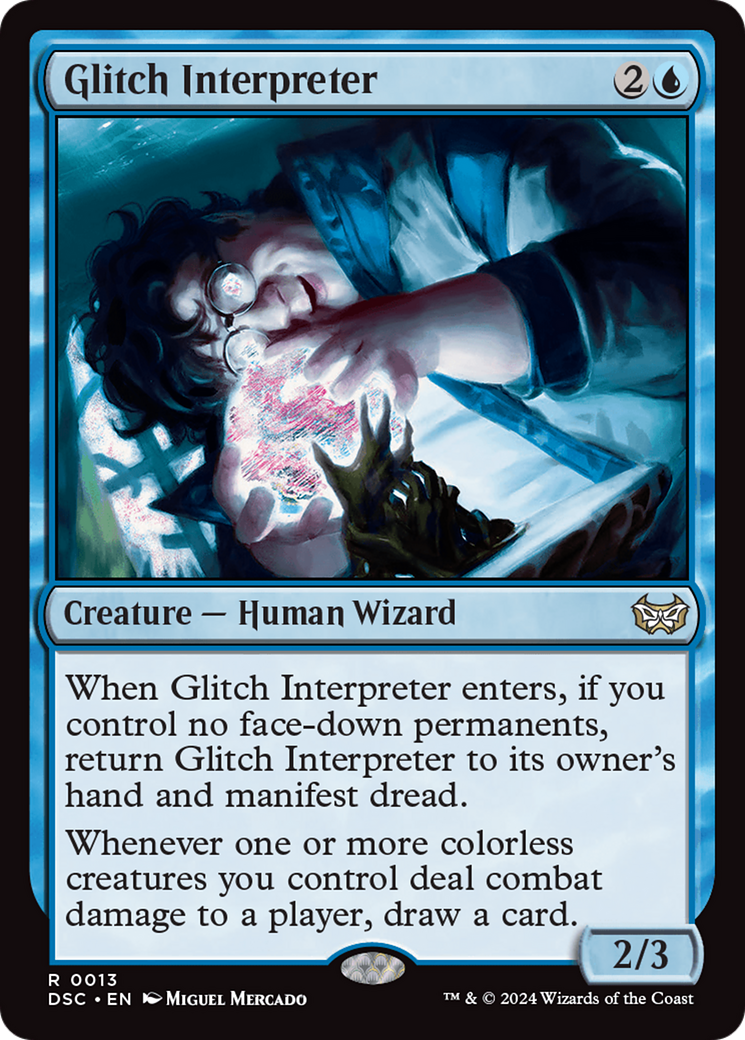 {R} Glitch Interpreter [Duskmourn: House of Horror Commander][DSC 013]