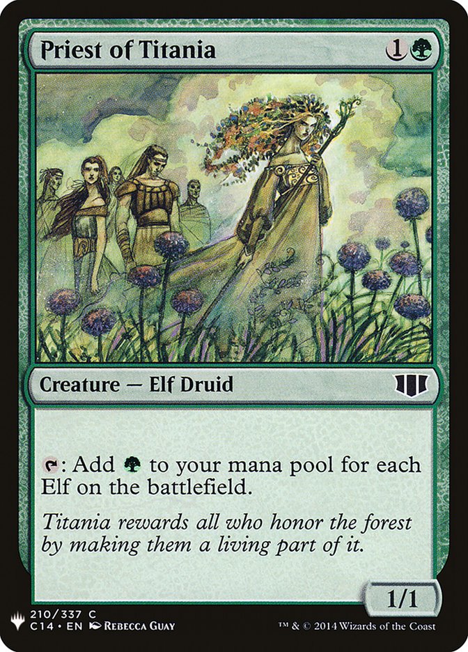 {C} Priest of Titania [Mystery Booster][LS C14 210]