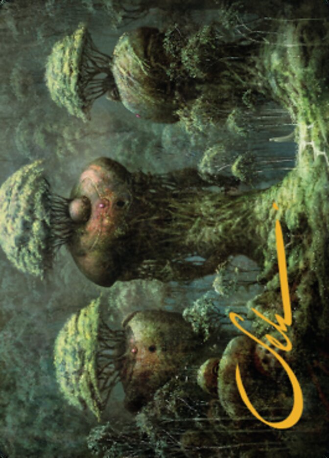{A} Forest Art Card (Gold-Stamped Signature) [Dominaria United Art Series][GS ADMU 065]