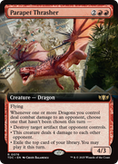 {R} Parapet Thrasher (Extended Art) [Tarkir: Dragonstorm Commander][TDC 076]