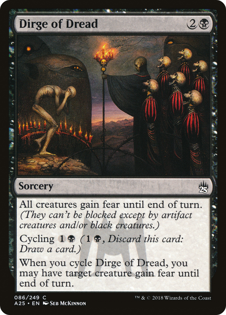 {C} Dirge of Dread [Masters 25][A25 086]
