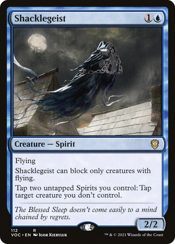 {R} Shacklegeist [Innistrad: Crimson Vow Commander][VOC 112]