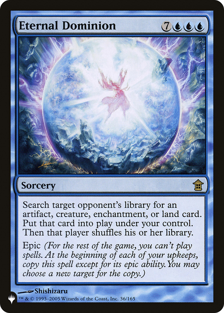 Eternal Dominion [LIST 36/165]