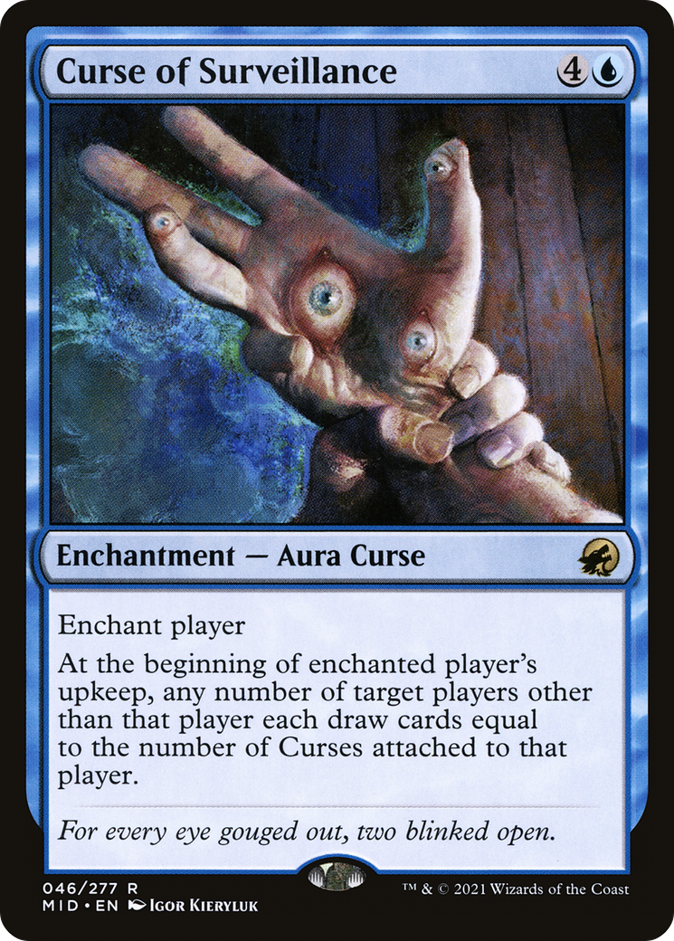 {R} Curse of Surveillance [Innistrad: Midnight Hunt][MID 046]