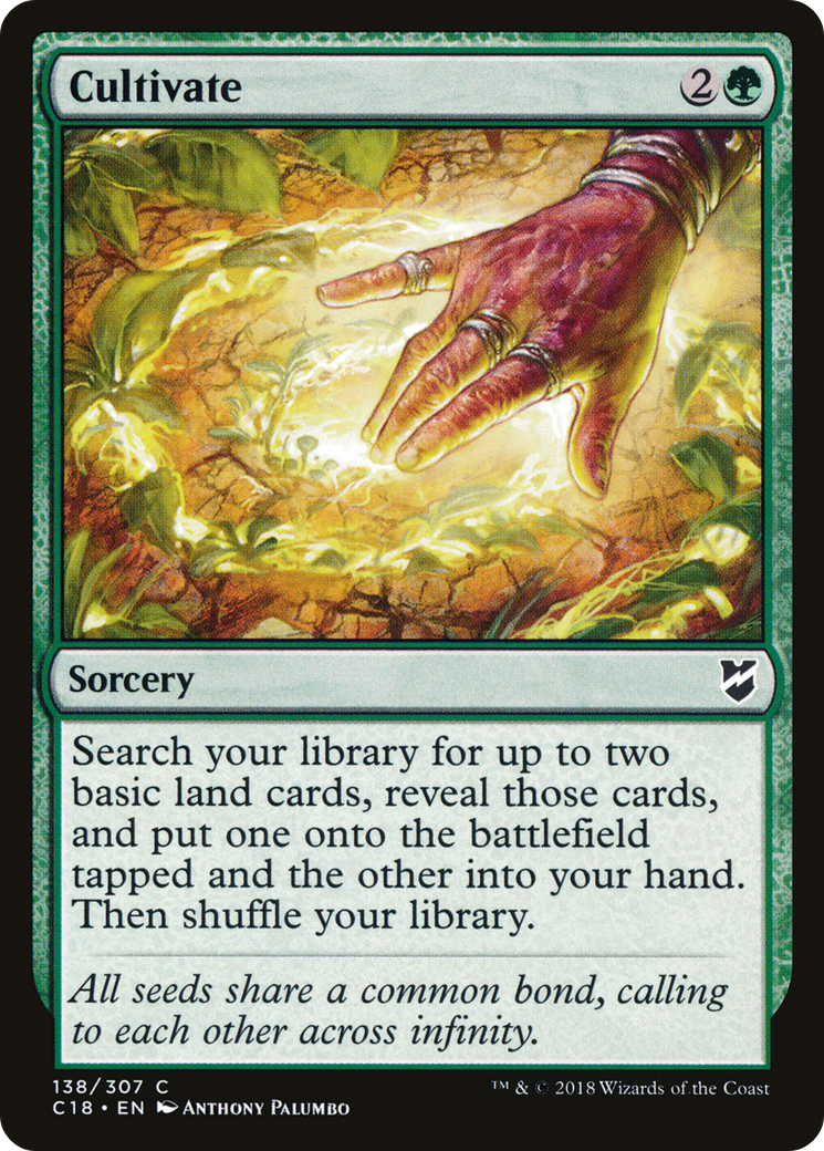 {C} Cultivate [Commander 2018][C18 138]