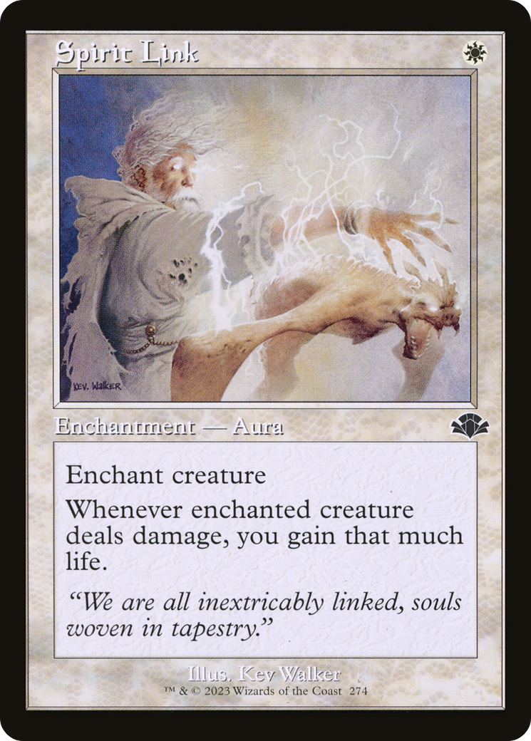{C} Spirit Link (Retro) [Dominaria Remastered][DMR 274]