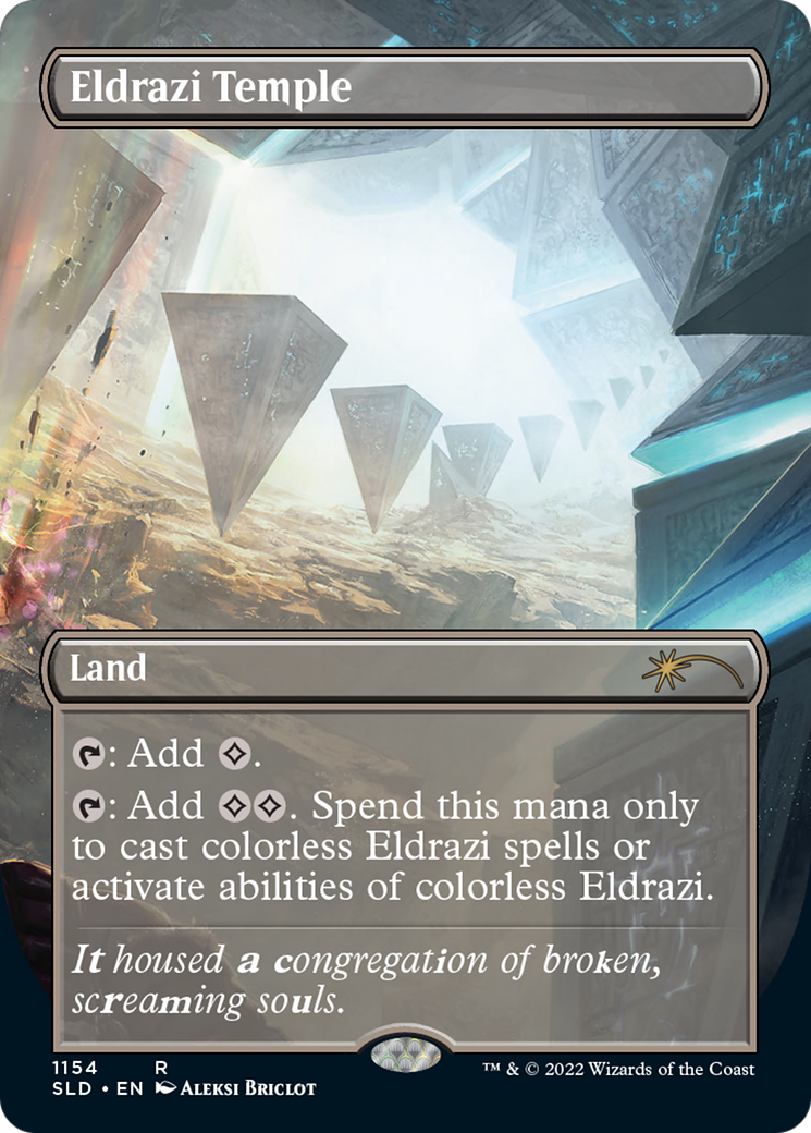 {R} Eldrazi Temple (Borderless) [Secret Lair Drop Series][SLD 1154]