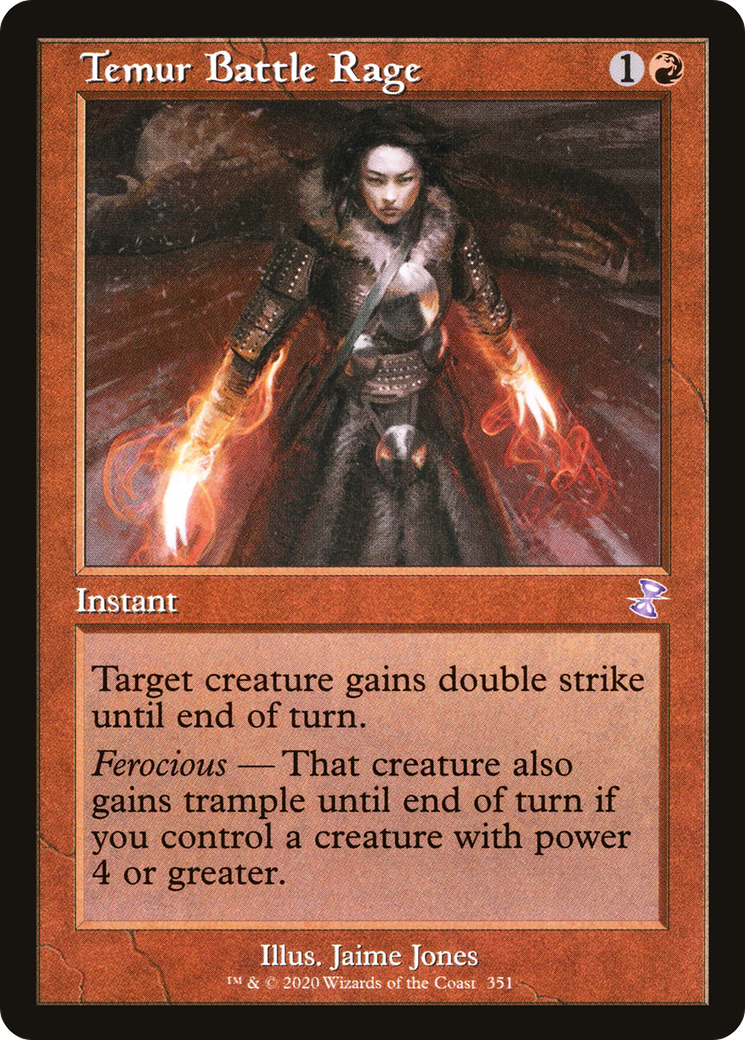 {R} Temur Battle Rage (Timeshifted) [Time Spiral Remastered][TSR 351]
