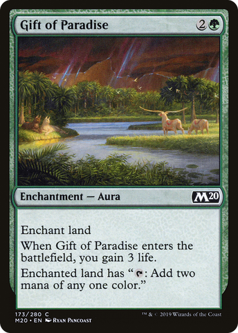 {C} Gift of Paradise [Core Set 2020][M20 173]