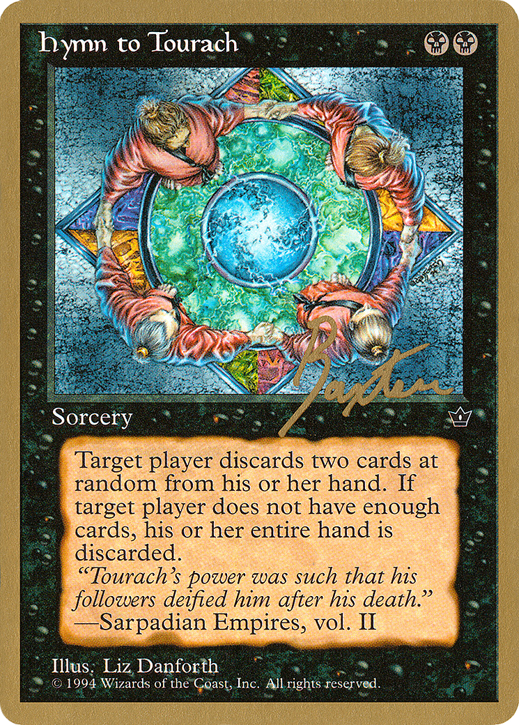 {C} Hymn to Tourach (Circle) (George Baxter) [Pro Tour Collector Set][GB PTC GB38B]