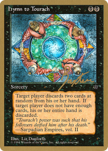 {C} Hymn to Tourach (Circle) (George Baxter) [Pro Tour Collector Set][GB PTC GB38B]