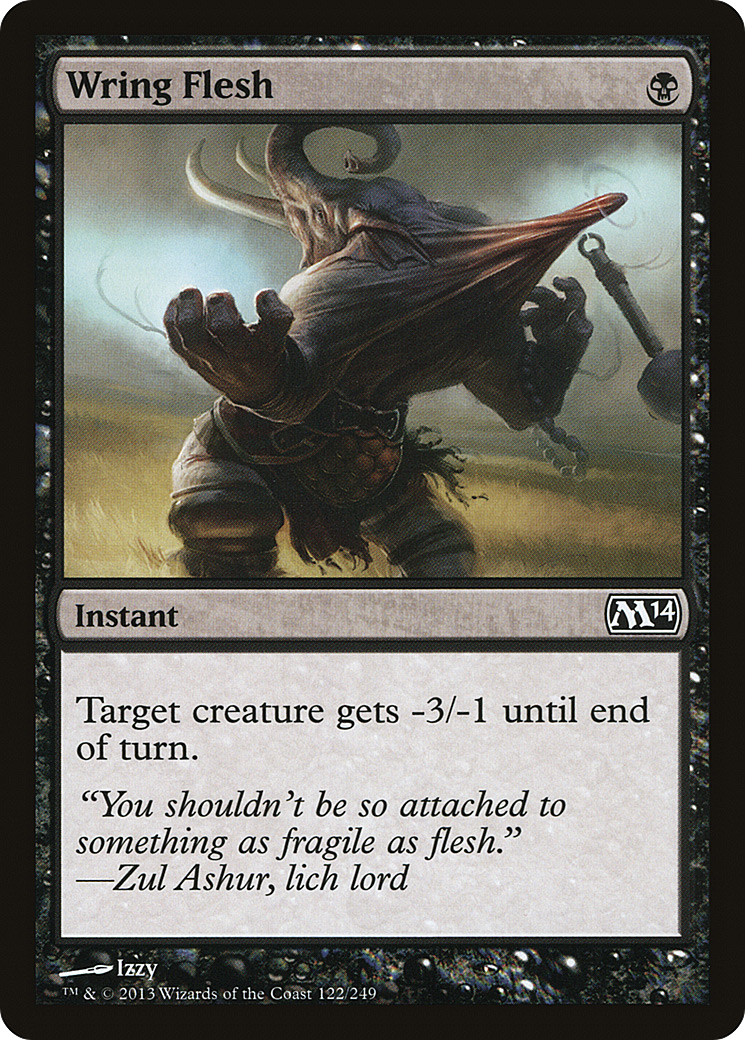 {C} Wring Flesh [Magic 2014][M14 122]