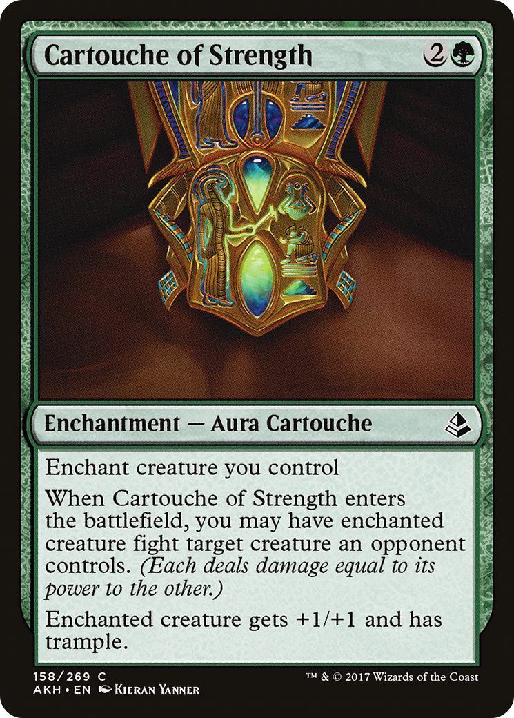 {C} Cartouche of Strength [Amonkhet][AKH 158]
