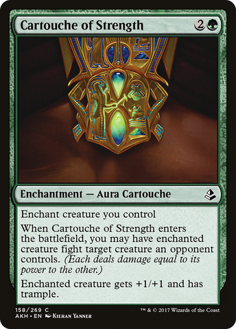{C} Cartouche of Strength [Amonkhet][AKH 158]