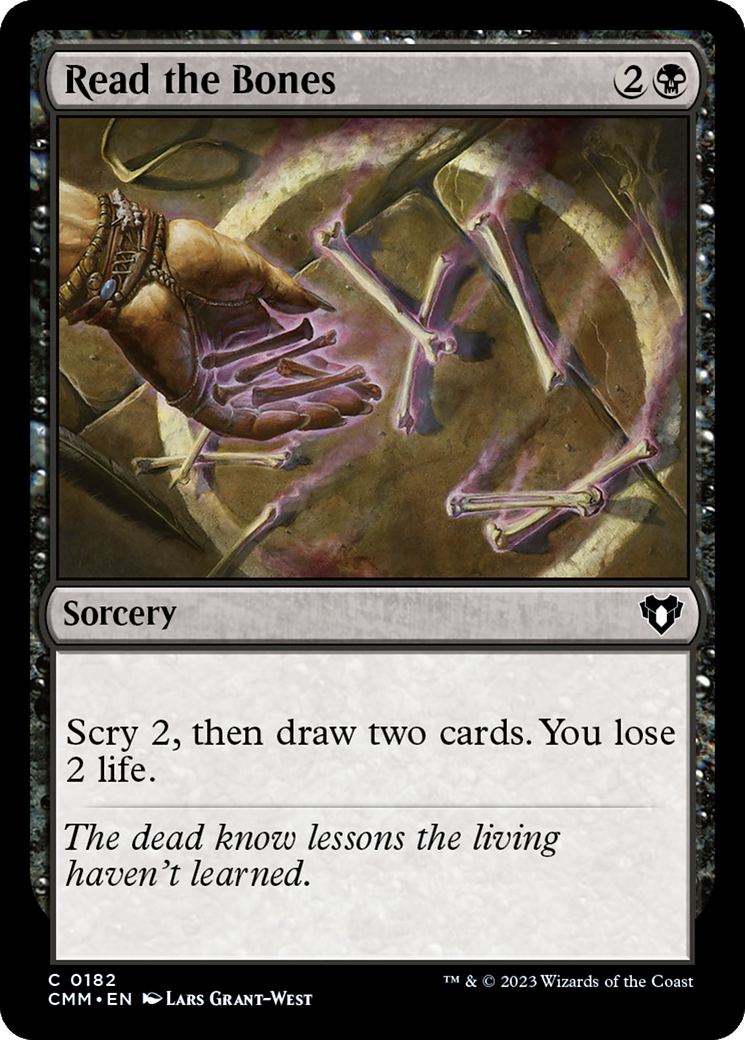 {C} Read the Bones [Commander Masters][CMM 182]