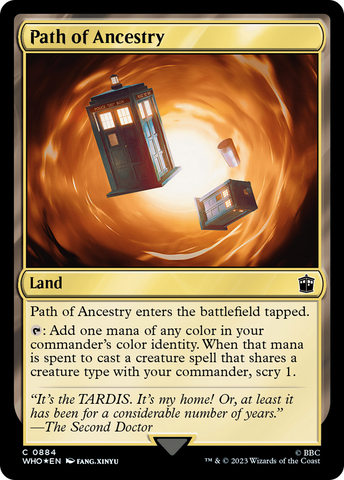 {C} Path of Ancestry (Surge Foil) [Doctor Who][WHO 884]