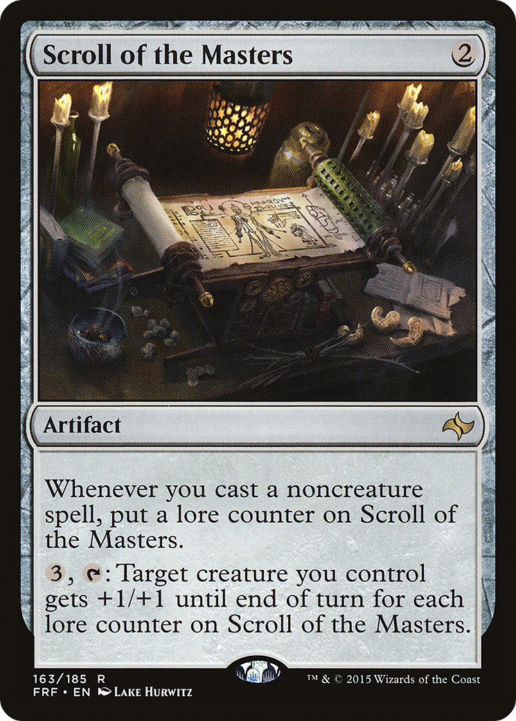 {R} Scroll of the Masters [Fate Reforged][FRF 163]