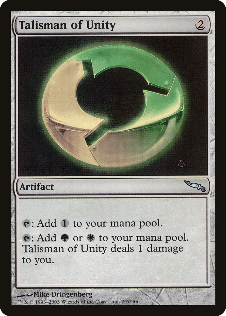 {C} Talisman of Unity [Mirrodin][MRD 257]