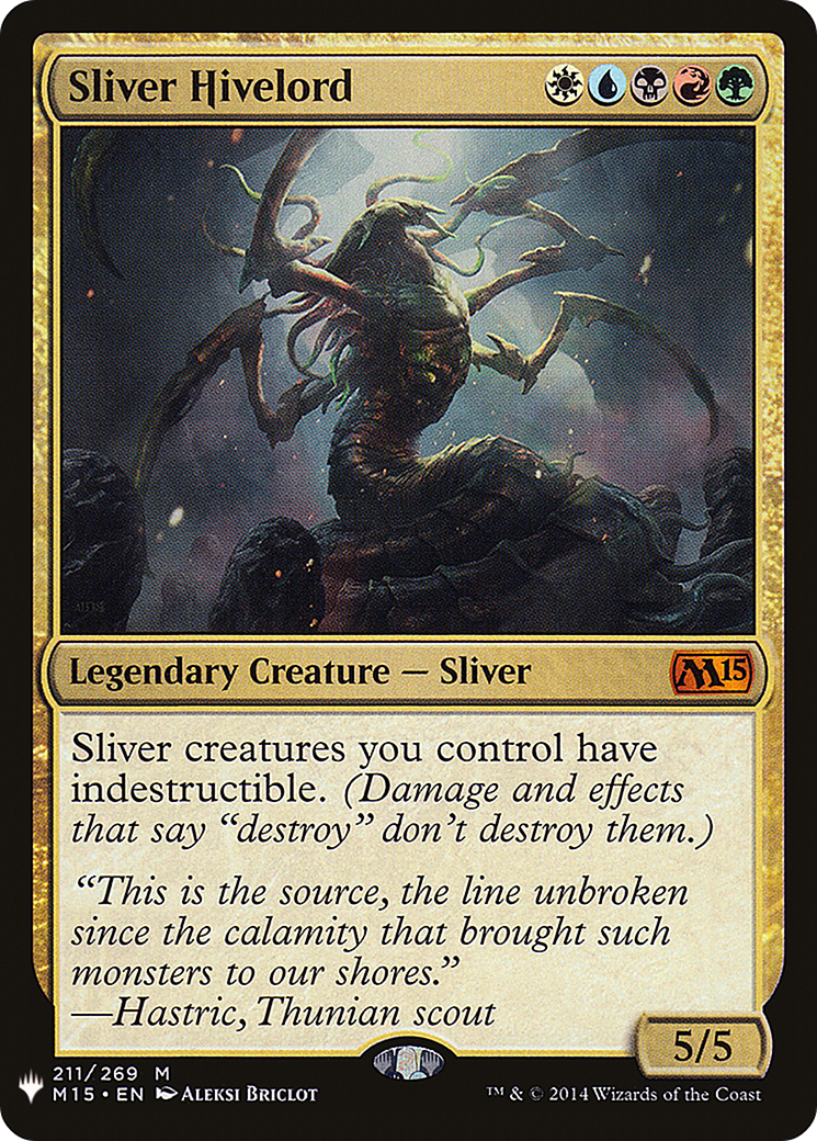 {R} Sliver Hivelord [Mystery Booster][LS M15 211]