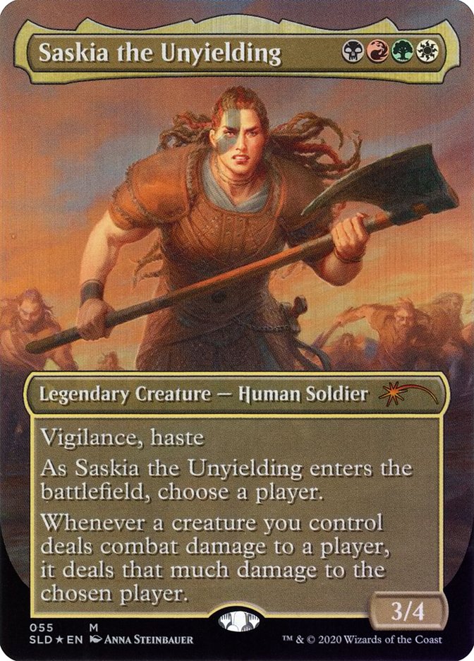 {R} Saskia the Unyielding [Secret Lair Drop Series][SLD 055] - Misty Mountain Games