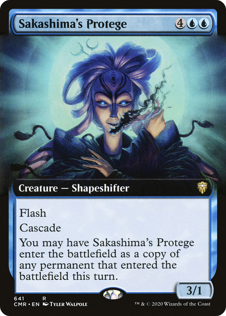 {R} Sakashima's Protege (Extended Art) [Commander Legends][CMR 641]