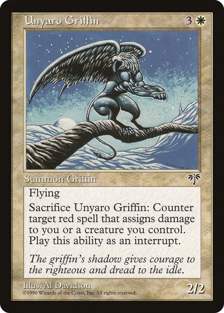 {C} Unyaro Griffin [Mirage][MIR 044]